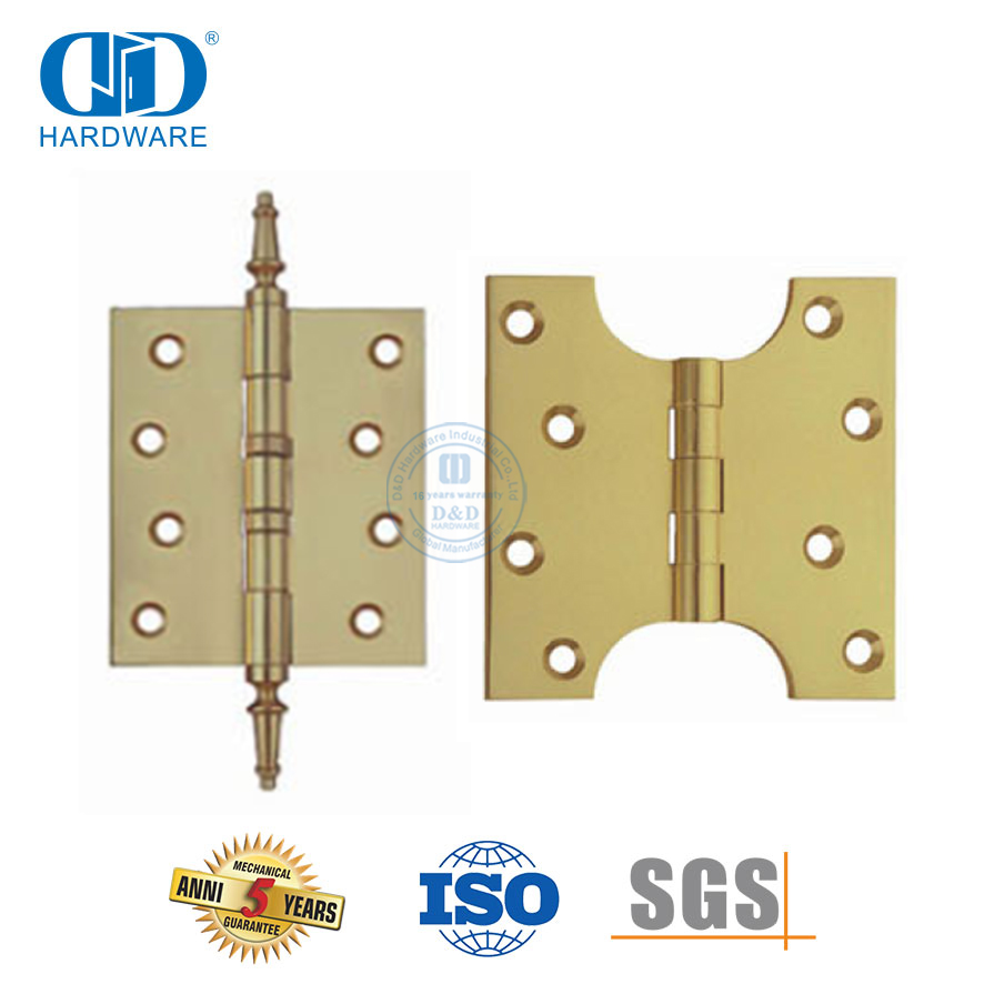 Solid Brass Ball Bearing Parliament Knuckle Door Hinge