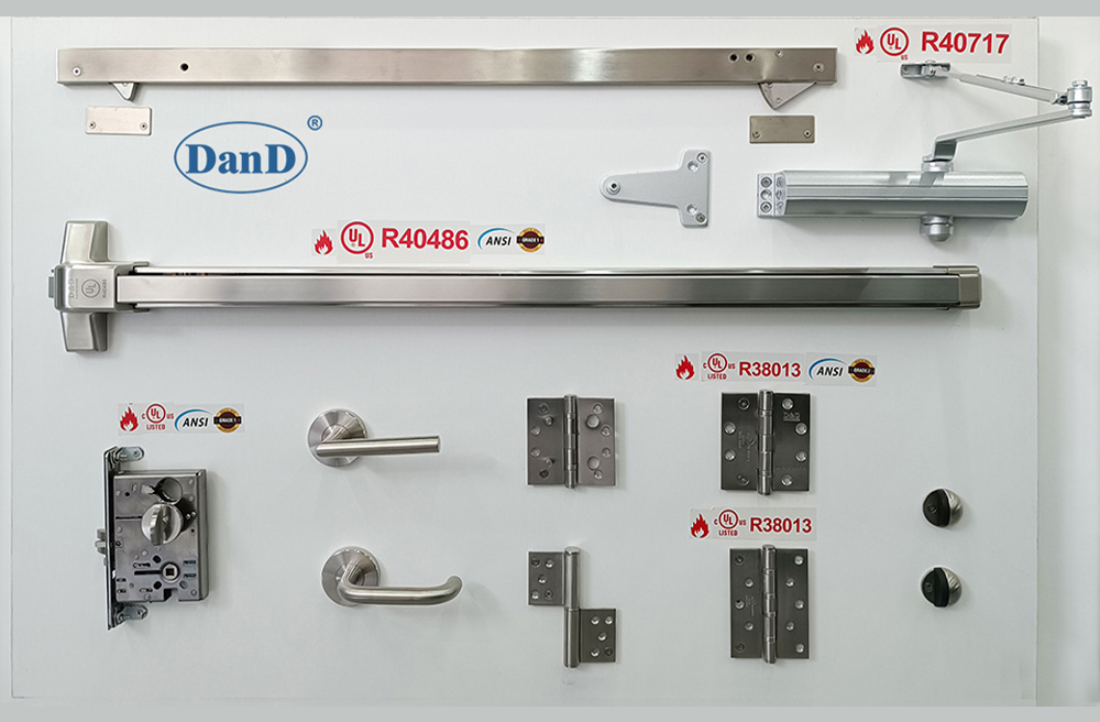 Fire exit hardware consists of exit devices that have been tested and labeled for use on fire-rated openings.