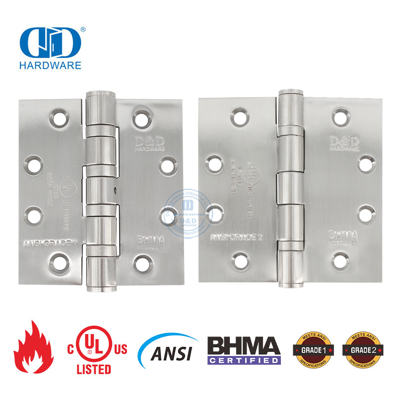 BHMA ANSI Grade 1 Grade 2 Stainless Steel Door Hinge