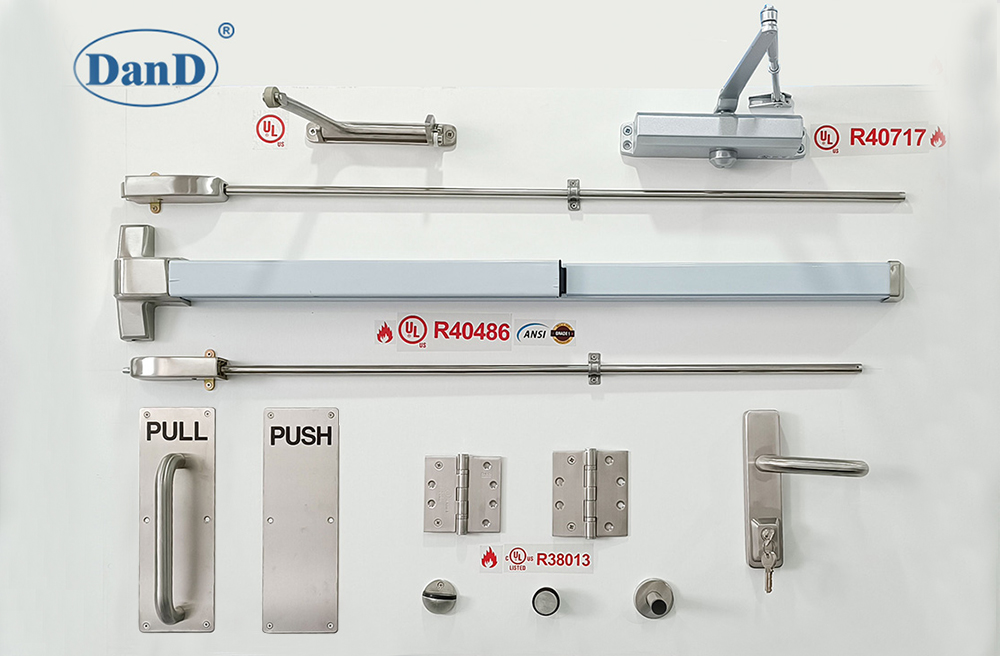 Fire rated panic bar comply with ANSI BHMA Grade 1 standard,has been tested to 500,000 cycles